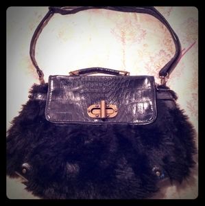 Faux Fur Bueno Purse